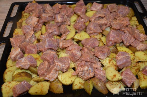 запеченный картофель с мясом