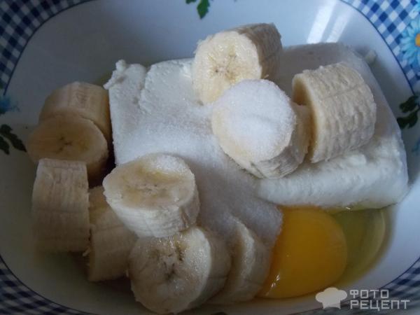 Банановые сырники фото