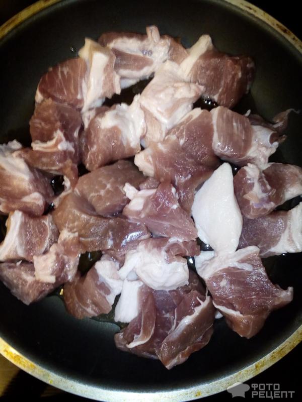 Как приготовить рецепт Тушеная свиная лопатка