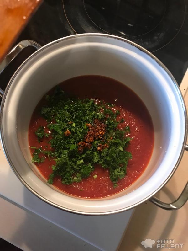 Острые тефтели в томатном соусе фото