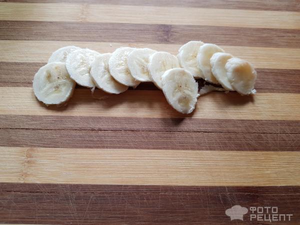 Творожно-банановый десерт фото
