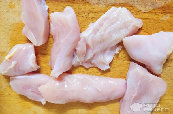 Куриные отбивные в воздушном сырно-чесночном кляре фото