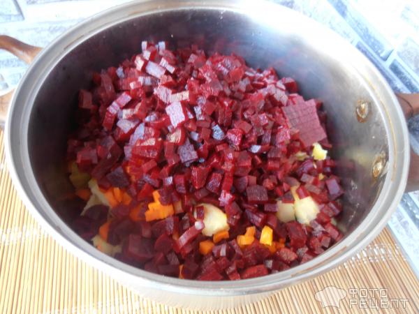 Винегрет с анчоусами