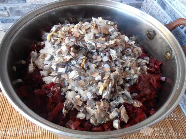 Винегрет с анчоусами