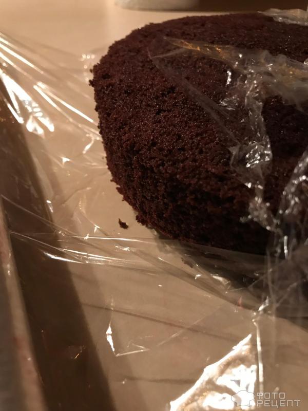 Шоколадно-кофейный торт фото