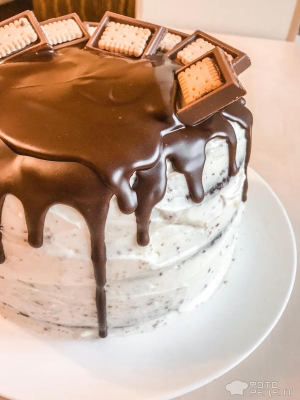 Мега шоколадный торт фото