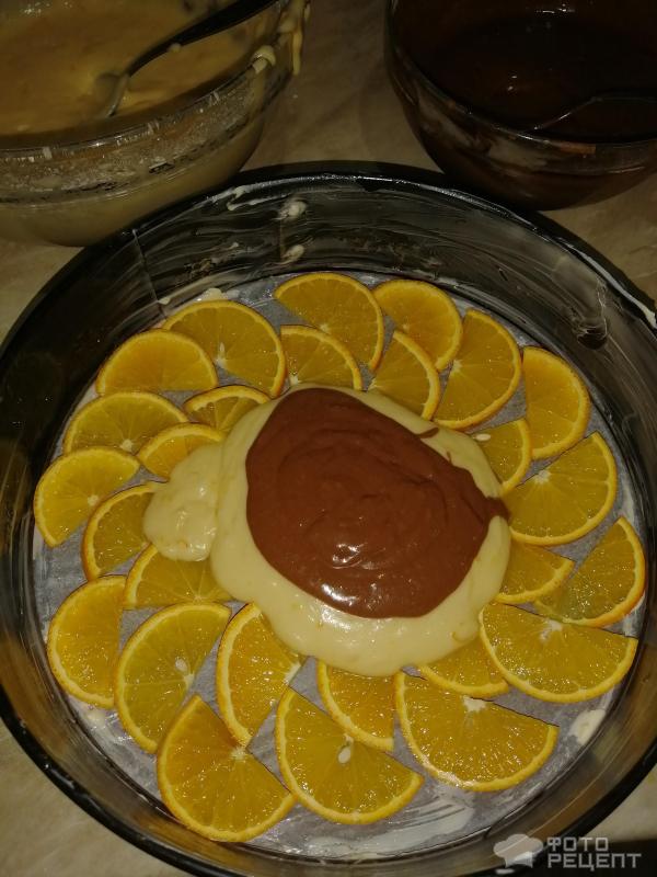 Шоколадно-апельсиновый кекс фото