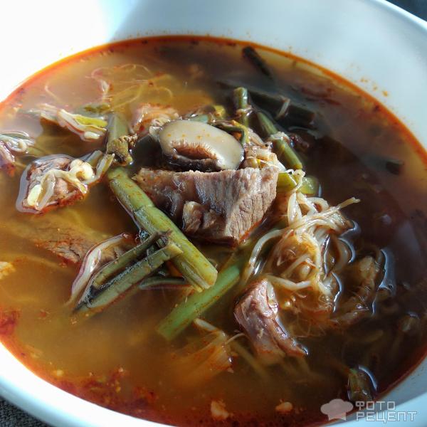 Классический корейский суп Хэджанкук