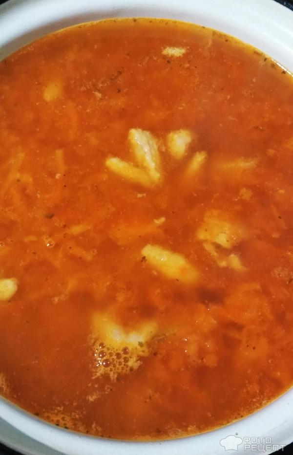Суп с томатной пастой фото