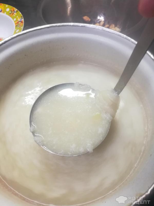 Сырный суп с гренками фото