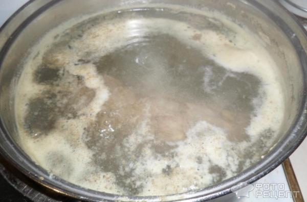 Суп рисовый со свиными ребрами фото