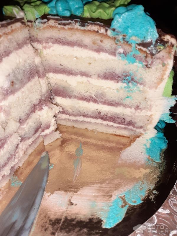 Бисквитный торт пломбир фото
