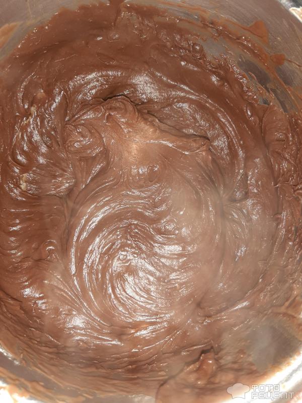 Шоколадный заварной крем фото