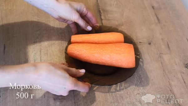 Морковный пирог без яиц и молока фото