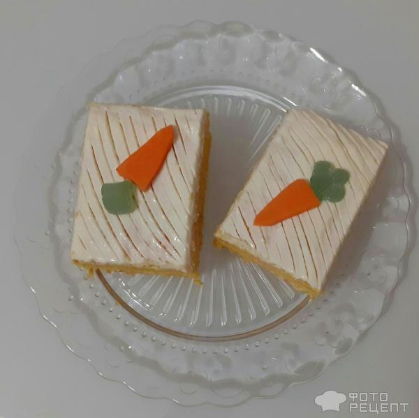 Морковное пирожное фото