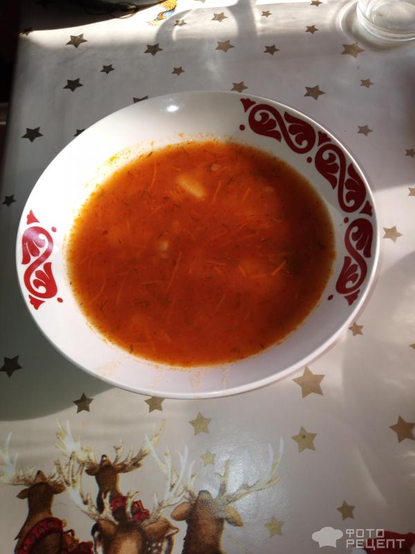 Суп с фасолью фото
