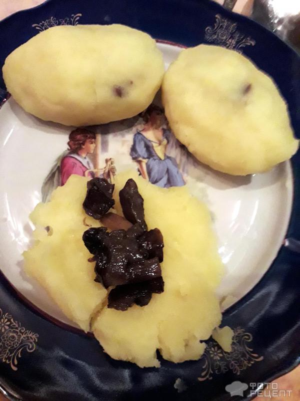 Картофельные зразы с грибами фото