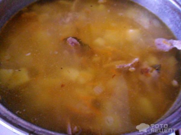 Суп вермишелевый на костном бульоне фото