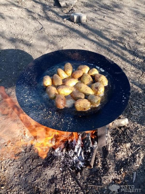 Блюдо на диске Сытый папа фото