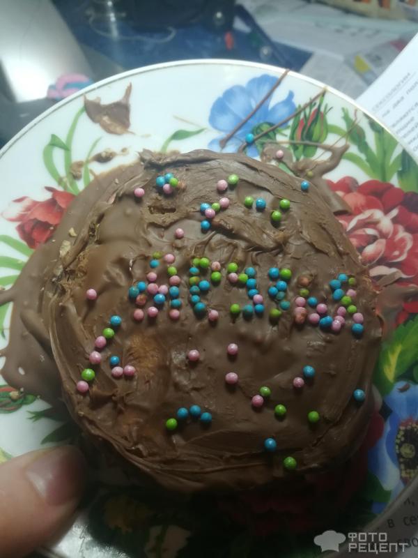 Пирожное в шоколаде без выпечки фото