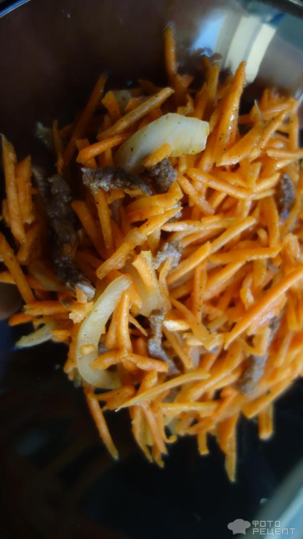 морковь по корейски с мясом