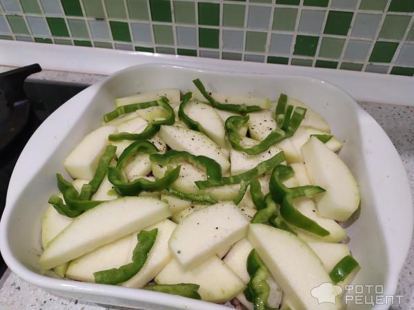 Кабачки с фаршем запеченые в духовке фото