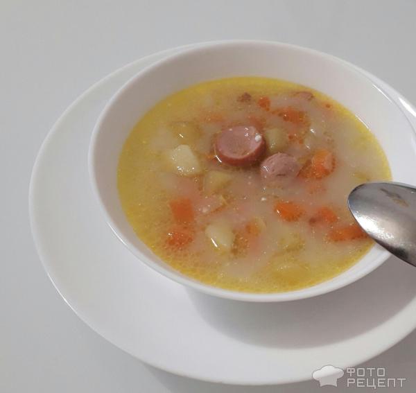 Вариант 2: Быстрый рецепт картофельного сырного супа с сосисками