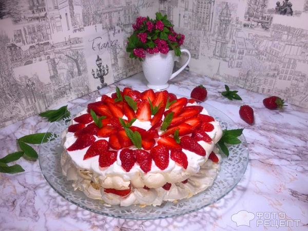 Торт-безе, десерт Анна Павлова! фото