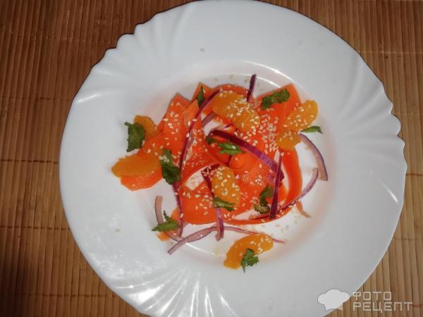 салат из моркови и апельсина