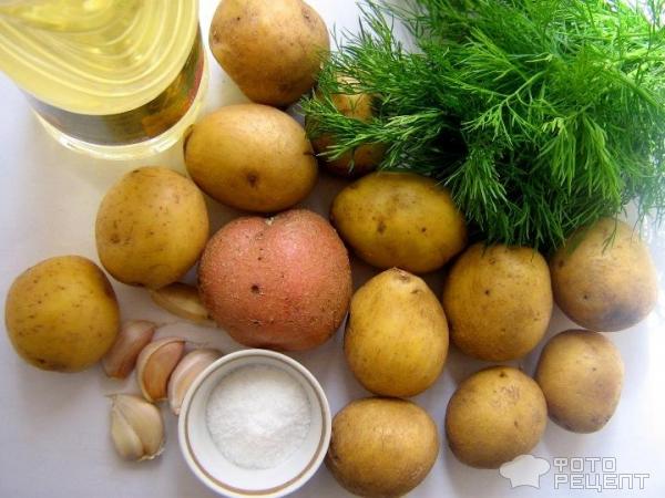Картофель по-деревенски в духовке фото