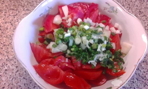 Салат из помидоров фото