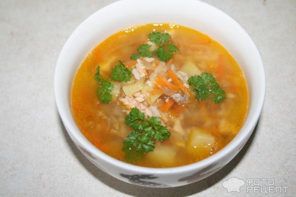 Суп из консервированной рыбы