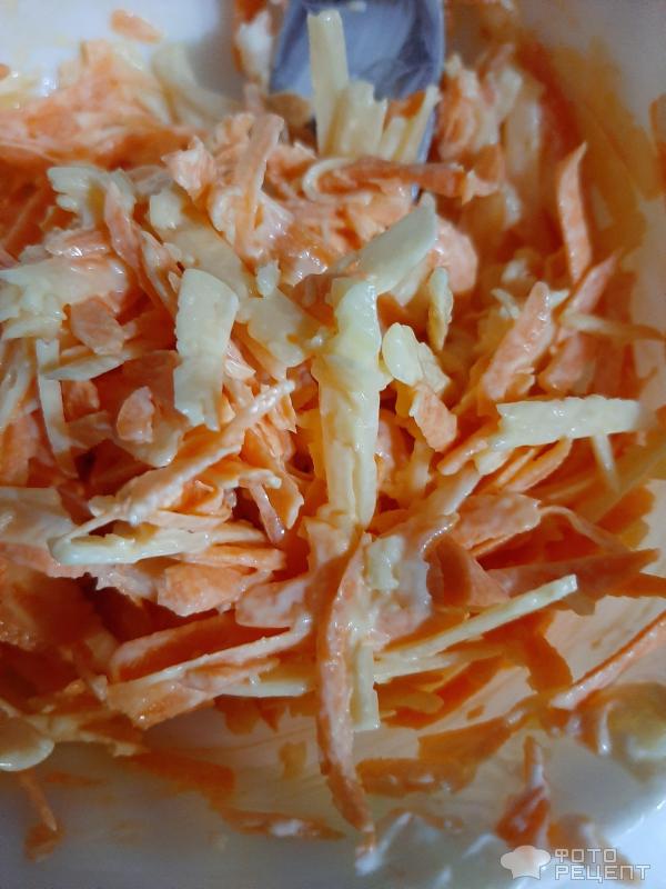 Быстрый салат из моркови фото