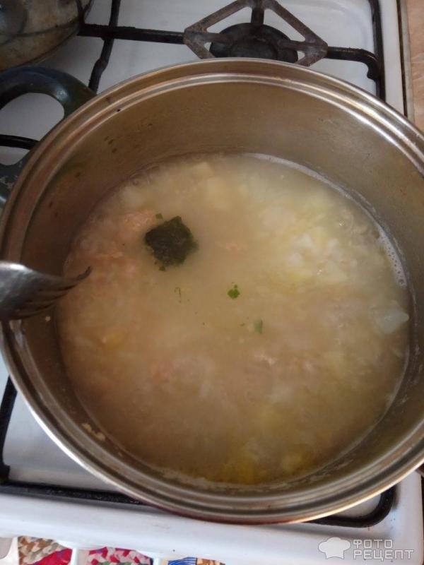 Суп с тефтелями фото