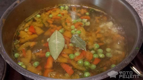 Овощной суп с фрикадельками из индейки фото
