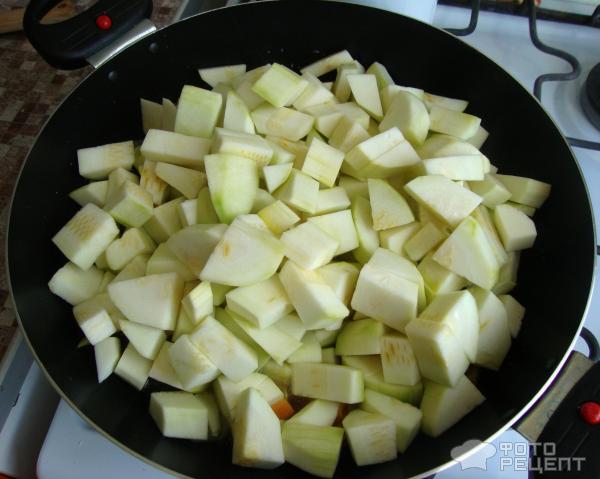 Овощное рагу из кабачка фото