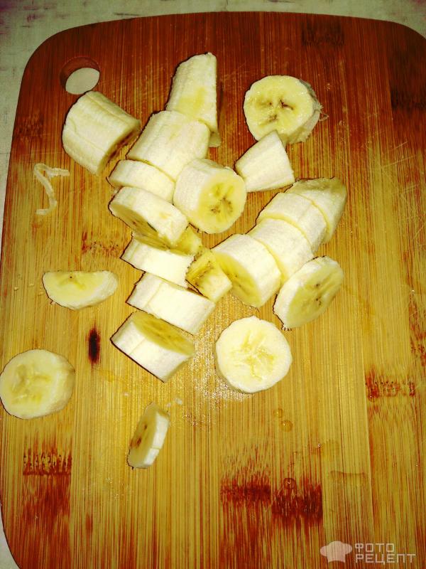 Бананово-клубничный коктейль фото