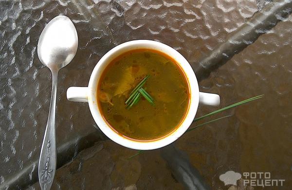Корейский суп из ботвы редиса