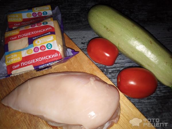 Закуска из кабачков с помидорами фото
