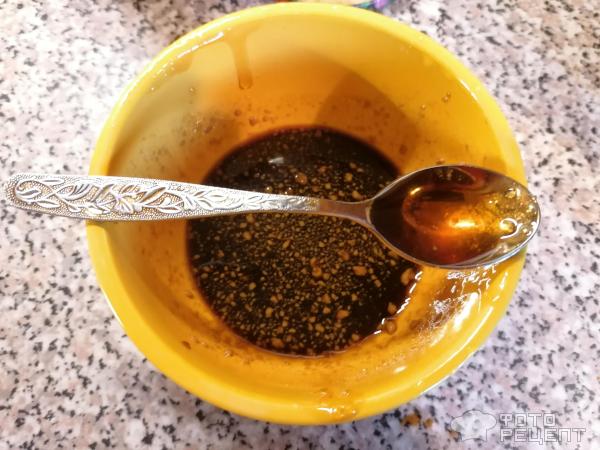 Голень индейки в медово-горчичном маринаде фото