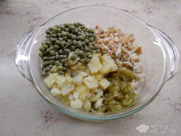 Немецкий салат с копченой рыбой, пошаговый рецепт на ккал, фото, ингредиенты - bellaira