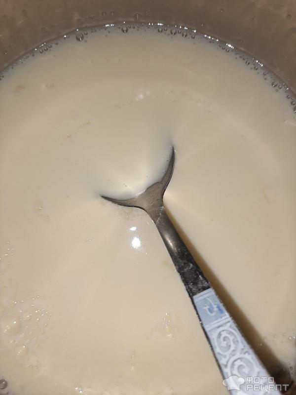 Крем на молоке фото