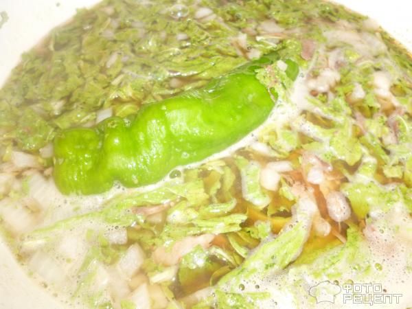 Серяги тя мури-корейский суп из молодой сушеной пекинской капусты фото