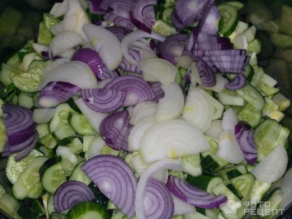 Овощной салат на зиму фото