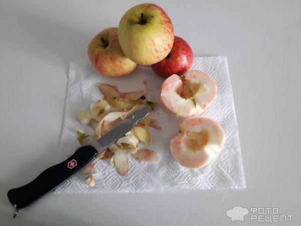 Яблочно-Сырные бутеброды с корицай и бадьяном фото