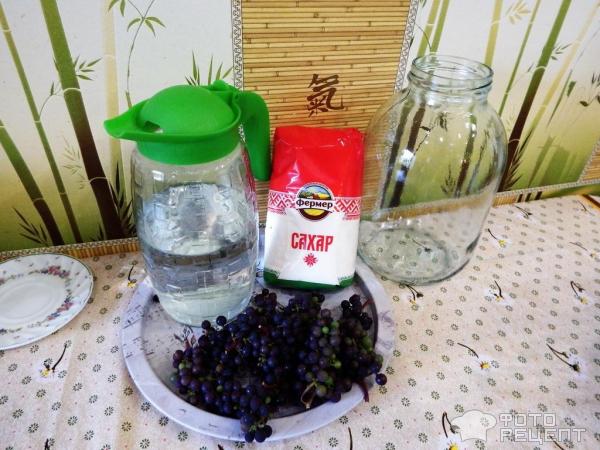 Компот из винограда на зиму - простой рецепт с пошаговыми фото