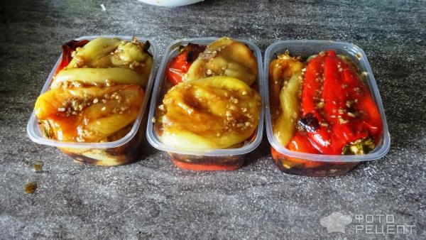 Как приготовить рецепт Закуска из болгарского перца с томатами