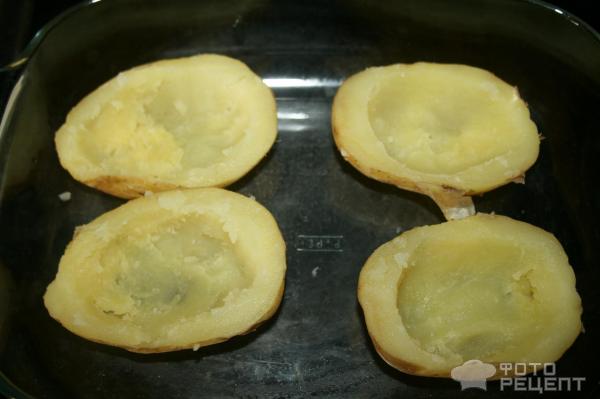 Картофельные «лодочки» с грибами