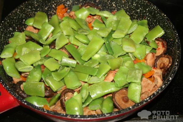 Рисовая лапша с овощами