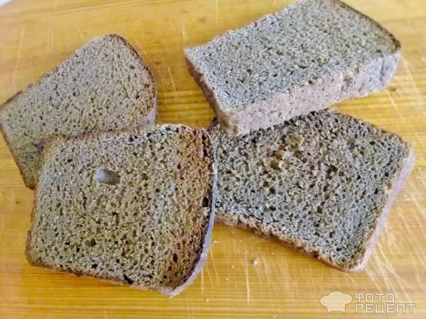 Тосты из черного хлеба фото